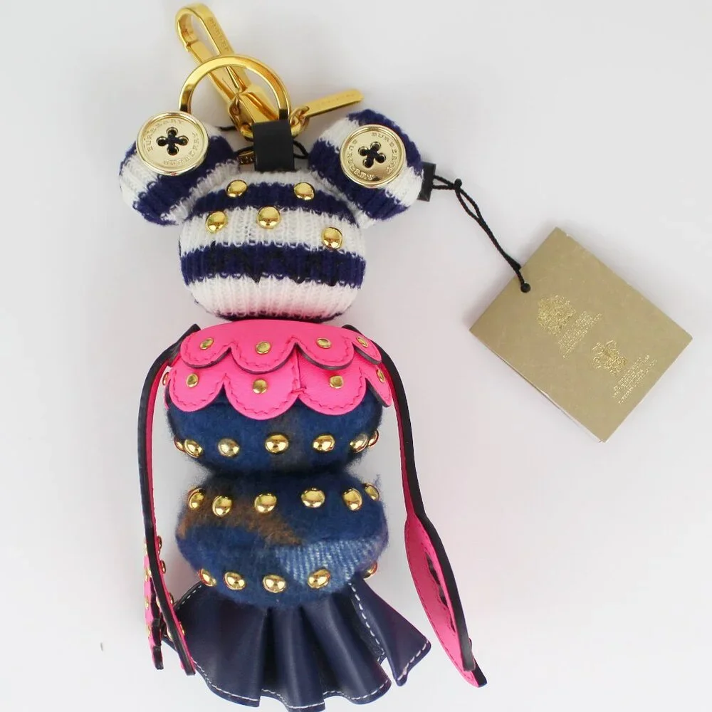 NWT Burberry Lobster Studded Key / Bag Charm